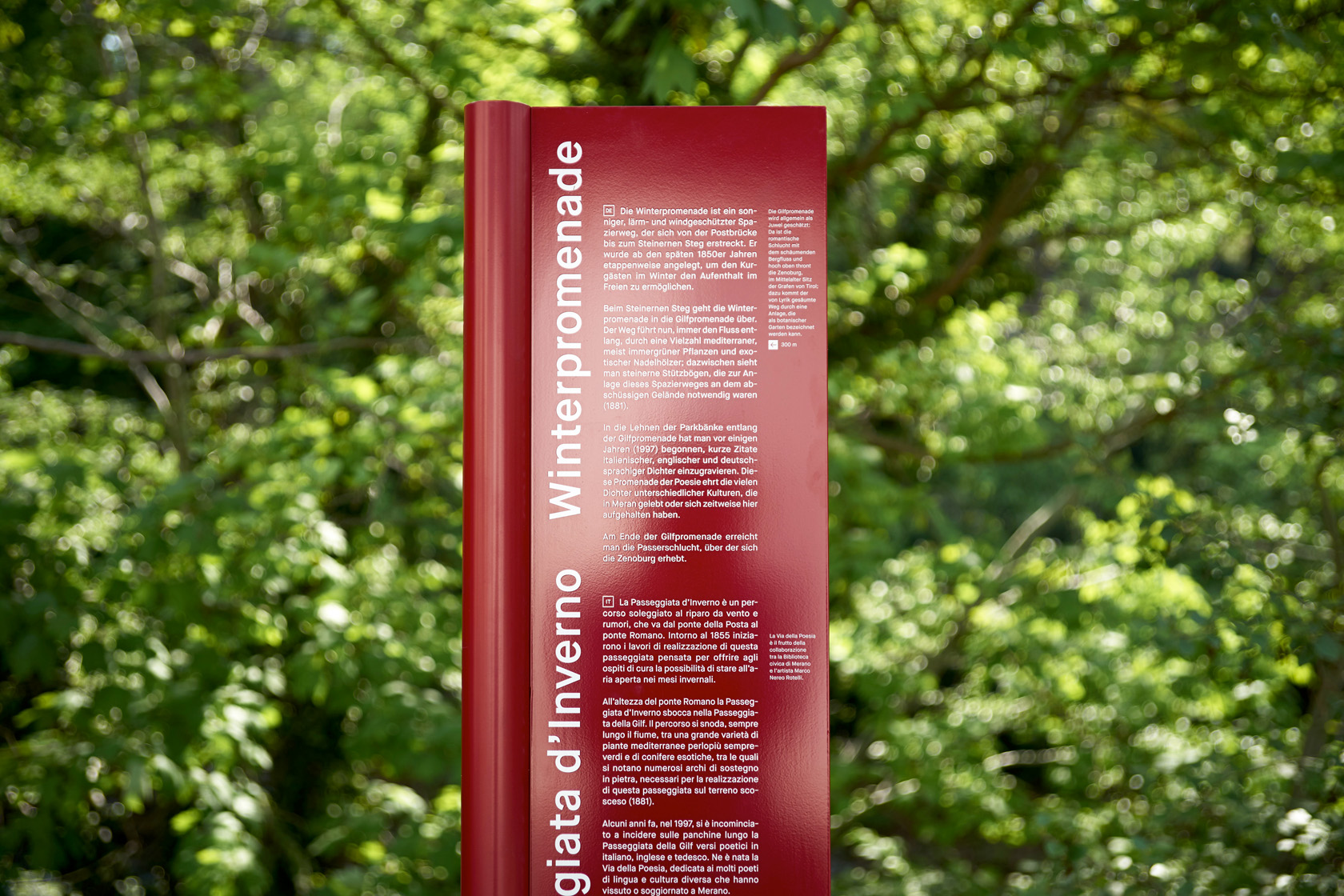 Wayfinding system Merano – Lupo Burtscher